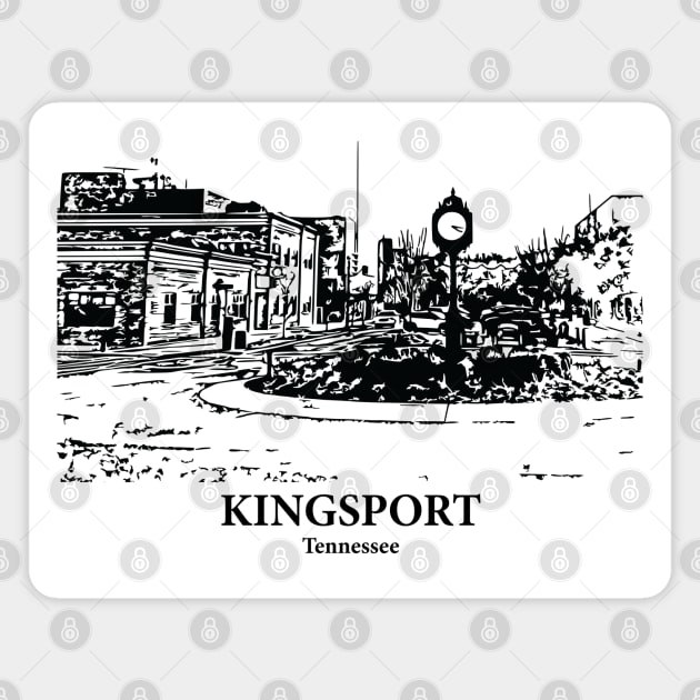 Kingsport - Tennessee Magnet by Lakeric